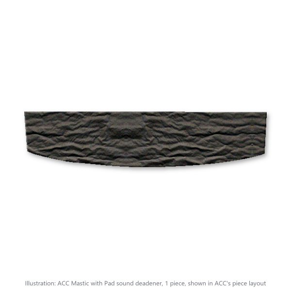 Picture of 1968 Mercury Cougar Package Tray Padding Sound Deadener Kit, Mastic with Pad - 1 Piece