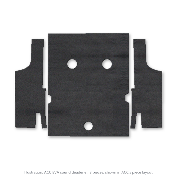 Picture of 1968-1970 Mercury Cougar Coupe Trunk Area Sound Deadener Kit, EVA - 3 Piece