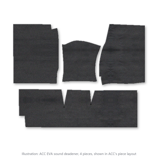 Picture of 1965-1966 GMC I1500 Sound Deadener Kit, EVA - 4 Piece