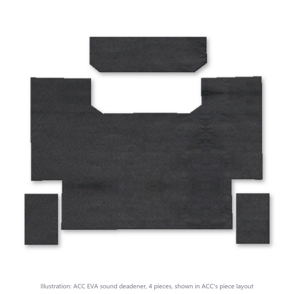 Picture of 1987-1996 Ford F-350 Reg Cab Sound Deadener Kit, EVA - 4 Piece