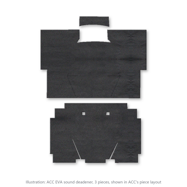 Picture of 1979-1986 GMC C2500 Crew Cab Sound Deadener Kit, EVA - 3 Piece