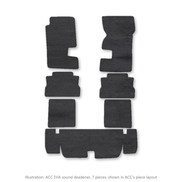 Picture of 1967-1969 Pontiac Firebird Sound Deadener Kit, EVA - 7 Piece