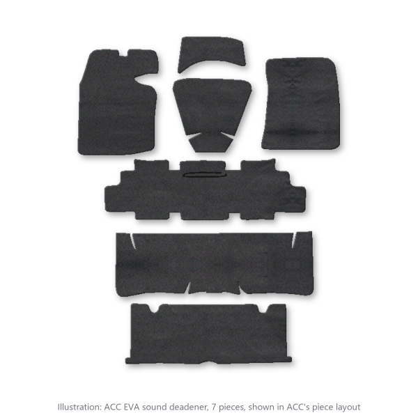 Picture of 1964-1967 Pontiac GTO Sound Deadener Kit, EVA - 7 Piece