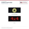 ACC floor-mat logo options for ACC-LM-21483: #82 4x4; #347 Chrysler Pentastar - Proudly Made in the USA