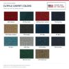 ACC Cutpile carpet color options for ACC-LM-21482 - Proudly Made in the USA