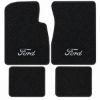 Illustration of 1968 Ford Galaxie 500 01 Black Loop 4-piece floor mats with Ford embroidery