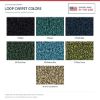 ACC Loop carpet color options for ACC-LM-21487 - Proudly Made in the USA