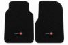 Illustration of 1974 Ford F-100 Cutpile Floor Mats with Embroidered Logos - 2 Piece with #124 Ford F100