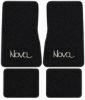 Illustration of 1968 Chevrolet Chevy II Nova Loop Floor Mats with Embroidered Logos - 4 Piece with #78 Nova