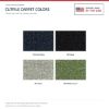 ACC Cutpile carpet color options for ACC-LM-21494 - Proudly Made in the USA