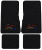 Illustration of 1968 Chevrolet Chevy II Nova Loop Floor Mats with Embroidered Logos - 4 Piece with #67 Yesterdays Chevrolet