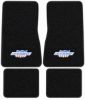 Illustration of 1968 Chevrolet Chevy II Nova Loop Floor Mats with Embroidered Logos - 4 Piece with #327 Yenko Bar and Shield