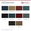 ACC Cutpile carpet color options for ACC-LM-21502 - Proudly Made in the USA