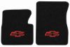 Illustration of 1959 Chevrolet Truck 3100 Loop Floor Mats with Embroidered Logos - 2 Piece with #61 Chevy Truck With Bolts