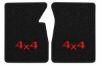 Illustration of 1964-1966 GMC I1000 Loop Floor Mats with Embroidered Logos - 2 Piece with #82 4x4