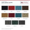 ACC Loop carpet color options for ACC-LM-21631 - Proudly Made in the USA