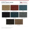 ACC Cutpile carpet color options for ACC-LM-21637 - Proudly Made in the USA