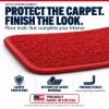 Protect the carpet. Finish the look. ACC carpet floor mats with vinyl or serge binding - Proudly Made in the USA