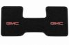 Illustration of 1975-1978 GMC C25 801 Black Cutpile 1-piece floor mat with GMC embroidery