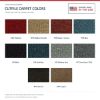 ACC Cutpile carpet color options for ACC-LM-22267 - Proudly Made in the USA