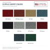 ACC Cutpile carpet color options for ACC-LM-22503 - Proudly Made in the USA