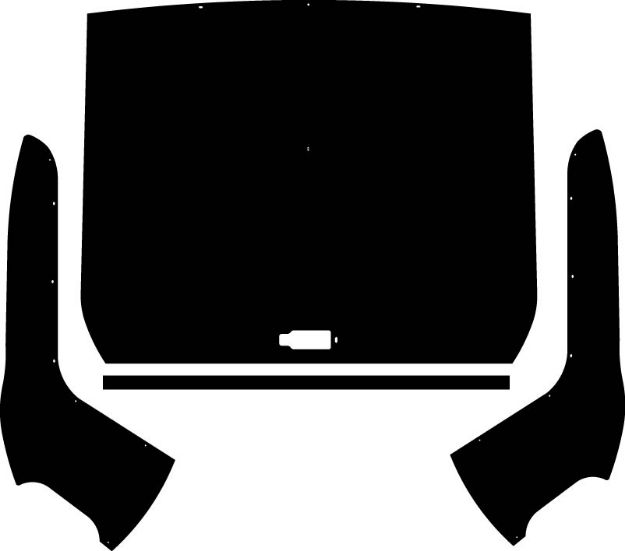 Picture of 1957-1960 Ford Truck AcoustiShield Headliner Kit with Quarter Panels and Installation Hardware