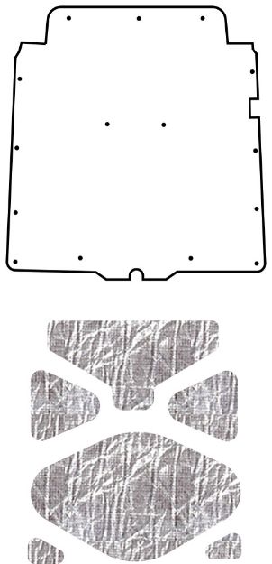 Picture of 1959 Ford AcoustiHood Under-Hood Insulation and Sound Barrier Kit