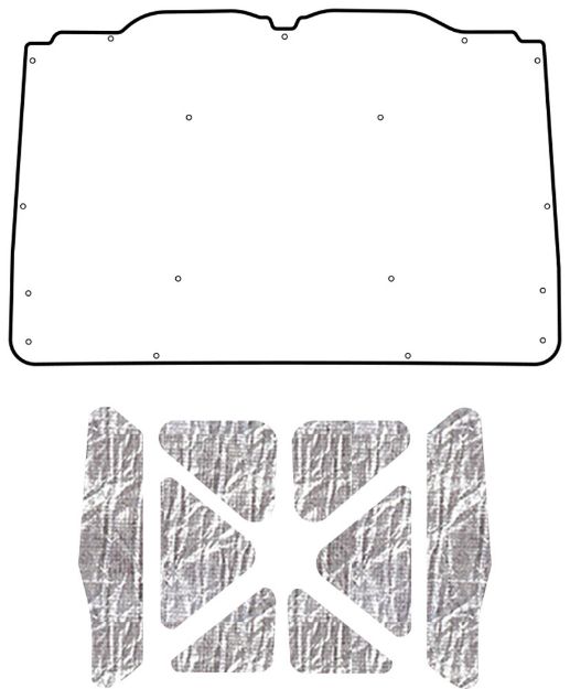 Picture of 1959 Ford Car AcoustiTrunk Compartment Sound & Heat Barrier Kit by QuietRide Solutions