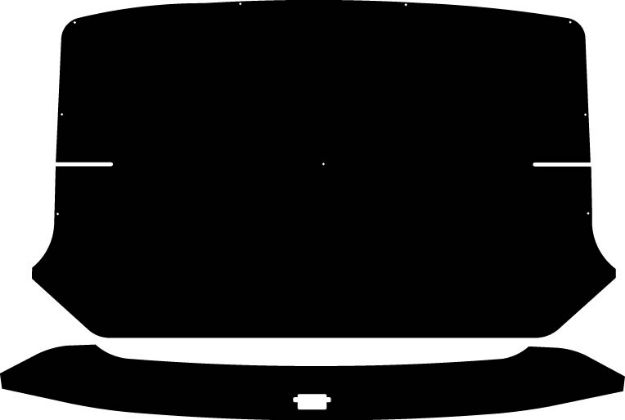 Picture of 1961 Ford Truck AcoustiShield Small Window Headliner Kit with Side Slots and Clip Kit