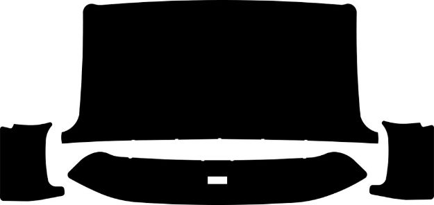 Picture of 1965-1966 Ford Truck AcoustiShield 4-Piece Headliner Kit with Quarter Panels and Installation Clips