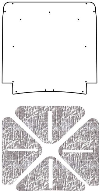 Picture of 1966 Ford AcoustiHood Under-Hood Insulation & Sound Barrier Kit