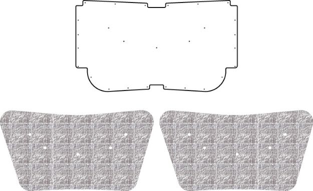 Picture of 1973-1979 Ford F-100 AcoustiHood Under-Hood Insulation & Sound Barrier Kit by QuietRide Solutions