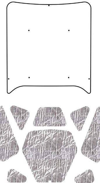 Picture of 1977-1979 Ford LTD Ranchero AcoustiHood Under Hood Sound Insulation Kit by QuietRide Solutions