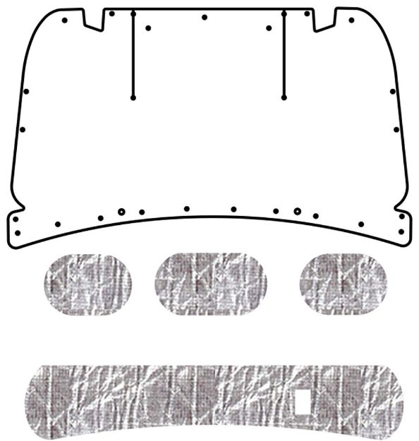Picture of 1997-2003 Ford F-150 AcoustiHood Under-Hood Insulation & Sound Barrier Kit by QuietRide Solutions