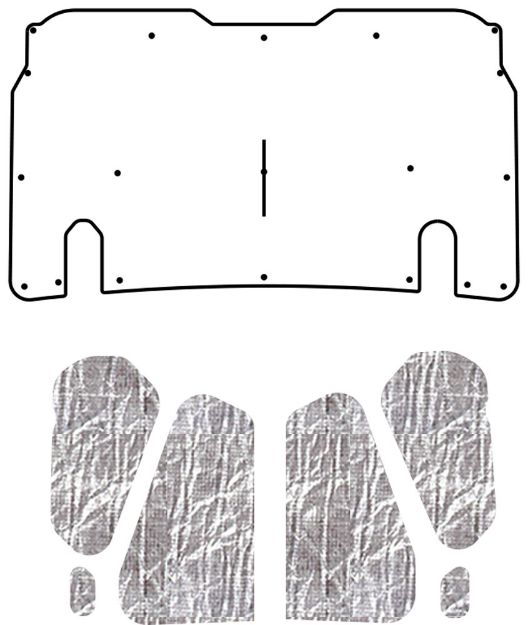 Picture of 1990-1994 Ford Explorer QuietRide Solutions AcoustiHood Under Hood Cover Kit
