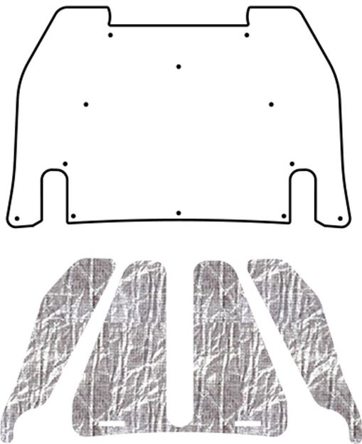 Picture of 1995-2001 Ford Explorer QuietRide Solutions AcoustiHood Under Hood Cover Kit