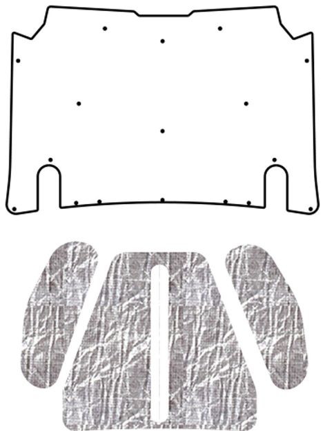 Picture of 1989-1992 Ford Ranger Truck QuietRide Solutions AcoustiHood Under Hood Cover Kit