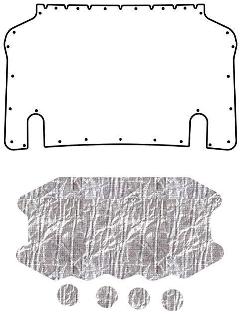 Picture of 1998-2003 Ford Ranger Truck QuietRide Solutions AcoustiHood Under Hood Cover Kit