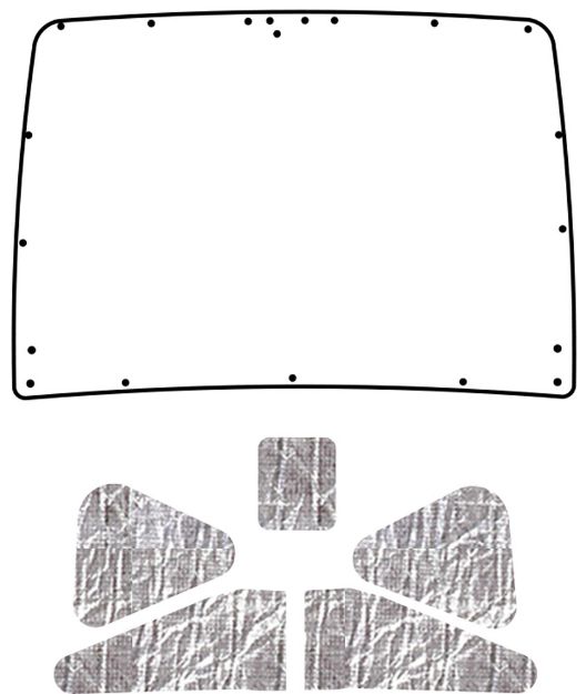 Picture of 1964-1965 Chevelle A-Body AcoustiTrunk Compartment Sound & Heat Barrier Kit