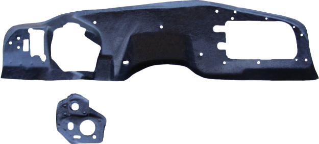 Picture of 1964-67 GM A-Body El Camino QuietRide Firewall Insulator Pad with Heat and Sound Barrier