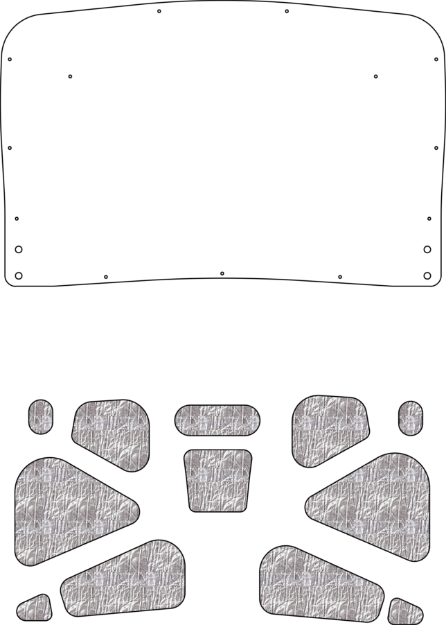 Picture of 1965 Pontiac GTO AcoustiTrunk Compartment Sound & Heat Barrier Kit by QuietRide Solutions