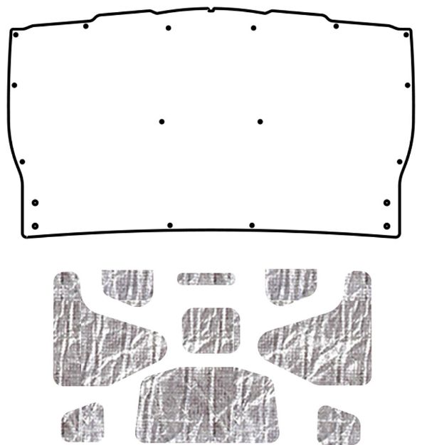 Picture of 1966-1967 Chevelle AcoustiTrunk Sound & Heat Barrier Kit by QuietRide Solutions
