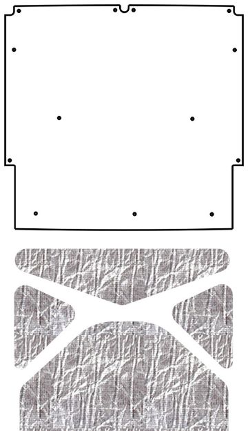 Picture of 1967 Pontiac A-Body AcoustiHood Insulation Sound Barrier Kit by QuietRide Solutions