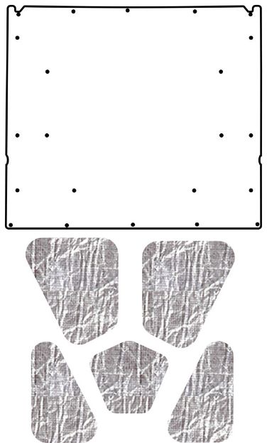Picture of 1968-1969 Buick Skylark AcoustiHood Under-Hood Insulation and Sound Barrier Kit
