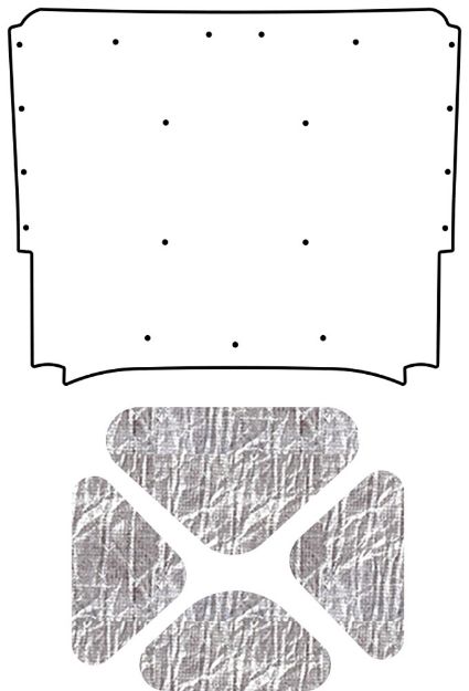 Picture of 1968-1969 Chevelle A-Body AcoustiHood Under-Hood Insulation and Sound Barrier Kit