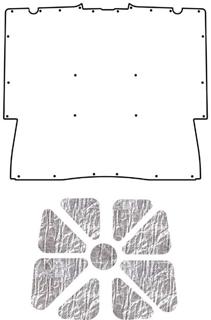 Picture of 1973-1977 Monte Carlo AcoustiHood Under-Hood Insulation & Sound Barrier Kit