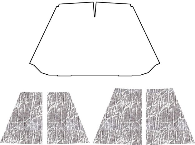 Picture of 1947-1954 GMC Truck AcoustiHood Under-Hood Insulation and Sound Barrier Kit