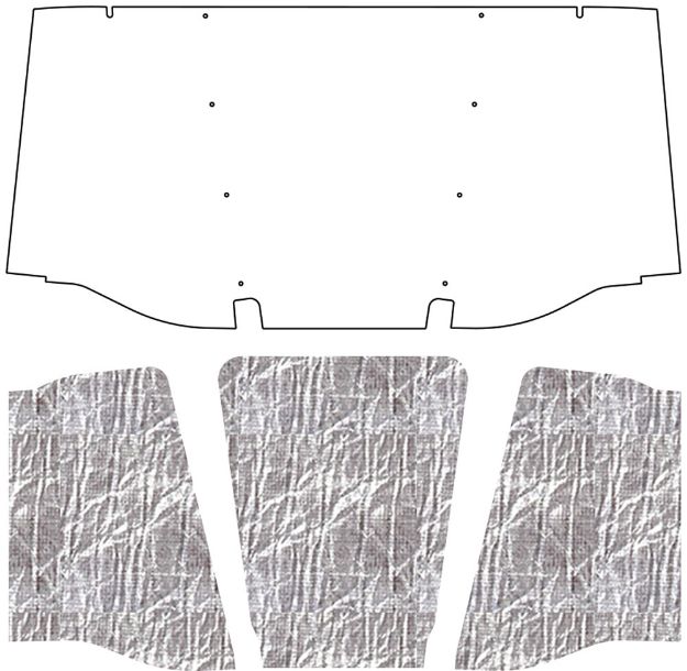 Picture of 1967-1968 GMC Truck AcoustiHood Under-Hood Insulation and Sound Barrier Kit