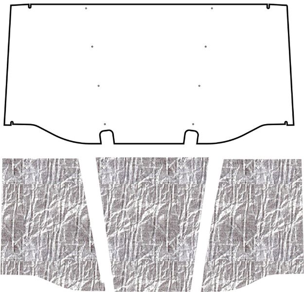 Picture of 1969-1970 GMC Truck AcoustiHood Under-Hood Insulation & Sound Barrier Kit