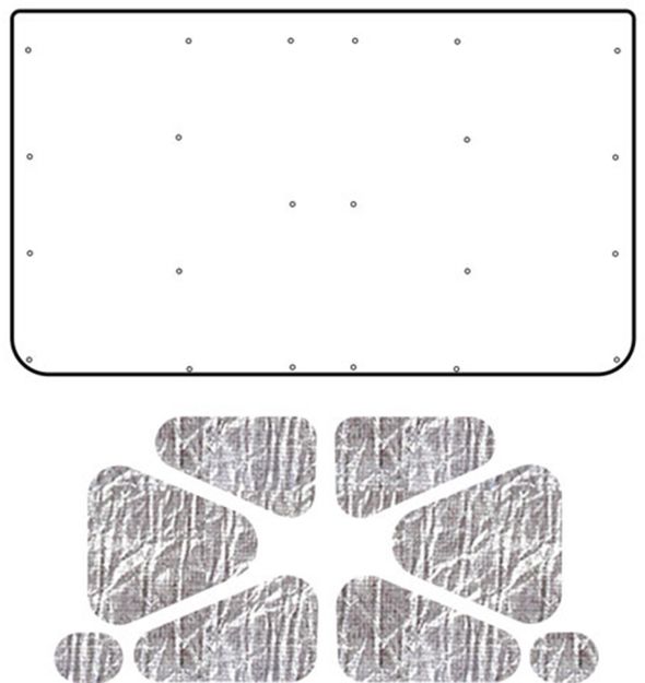 Picture of 1973-1980 GMC Truck QuietRide Solutions AcoustiHood Under Hood Cover with Heatshield Panels and Installation Kit